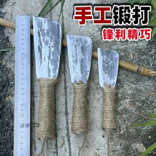 精品小柴刀迷你手工锻打编织刀片竹削木竹篾刀户外挖土砍树小镰刀