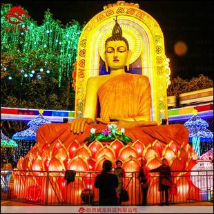 飞天仙女花灯制作春节彩灯展览元宵庙会灯光灯会展览设计定做公司