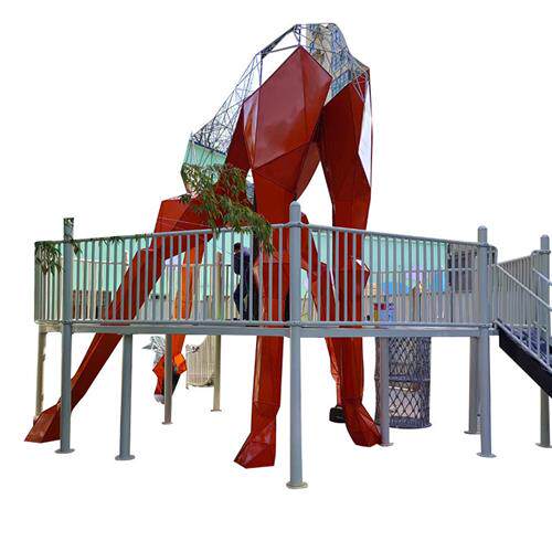 定制不锈钢雕塑彩绘鹿m大型不锈钢雕塑公园小区摆件不锈钢鹿雕塑