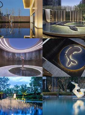 不锈钢雕塑定制大型户外镜面圆环鹿金属发光镂空学校园林广场摆件