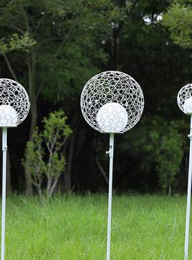 户外不锈钢光纤蒲公英雕塑广场草坪景观发光防水落地式摆件装饰品