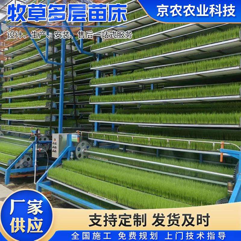 温室无土栽培大型循环育苗苗床芽苗菜种植牧草种植盘果蔬水培