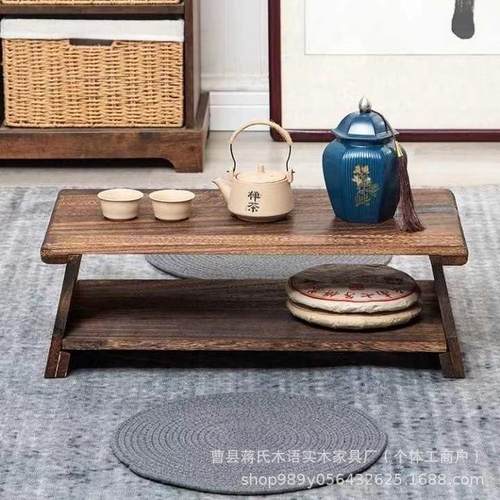 实木榻榻米小桌子阳台日式桌子飘窗茶几家用茶几桌小抗桌小桌子