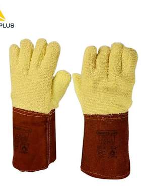 DELTAPLUS/代尔塔203007-10 芳纶毛圈布高温防切割手套耐磨耐高温