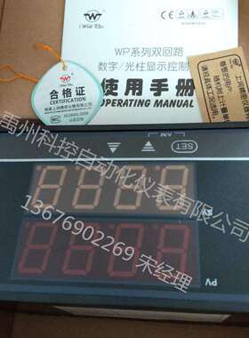 福建上润WP-D808A-02-12-N八路巡检仪上润仪表