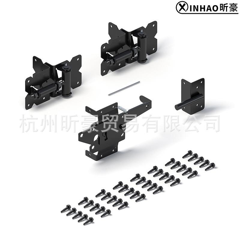 美式不锈钢花园合页篱笆门合页栅栏合页插销篱笆门铰链花园门套装