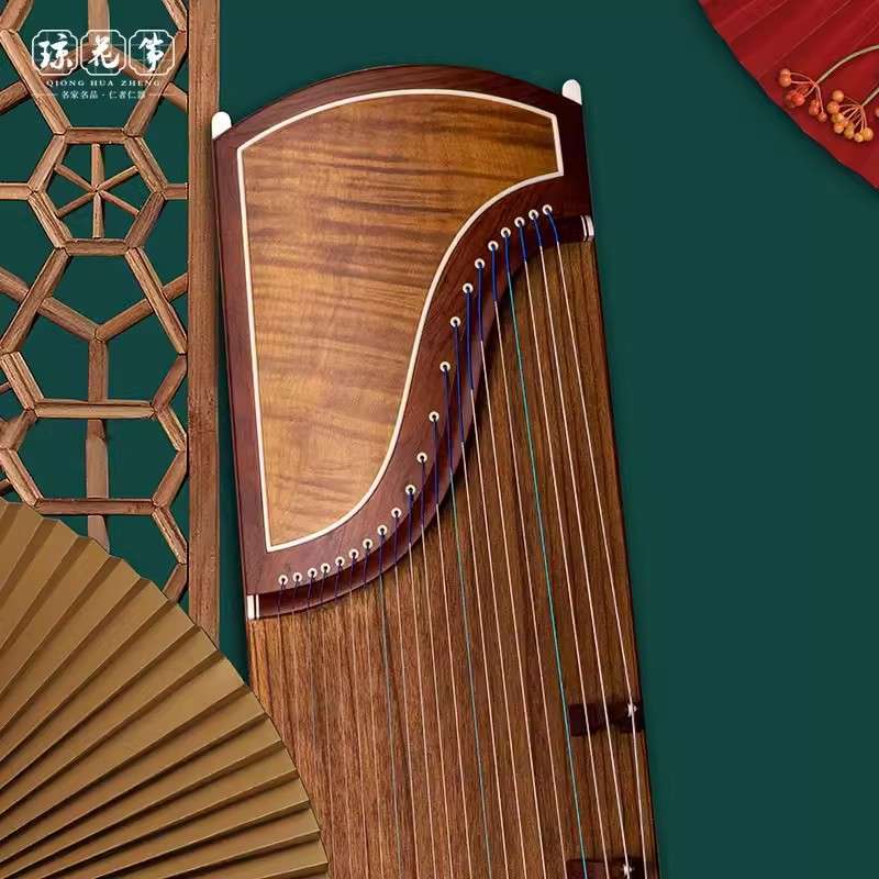 【琼花古筝】檀风古韵 专业演奏表演收藏素面古筝