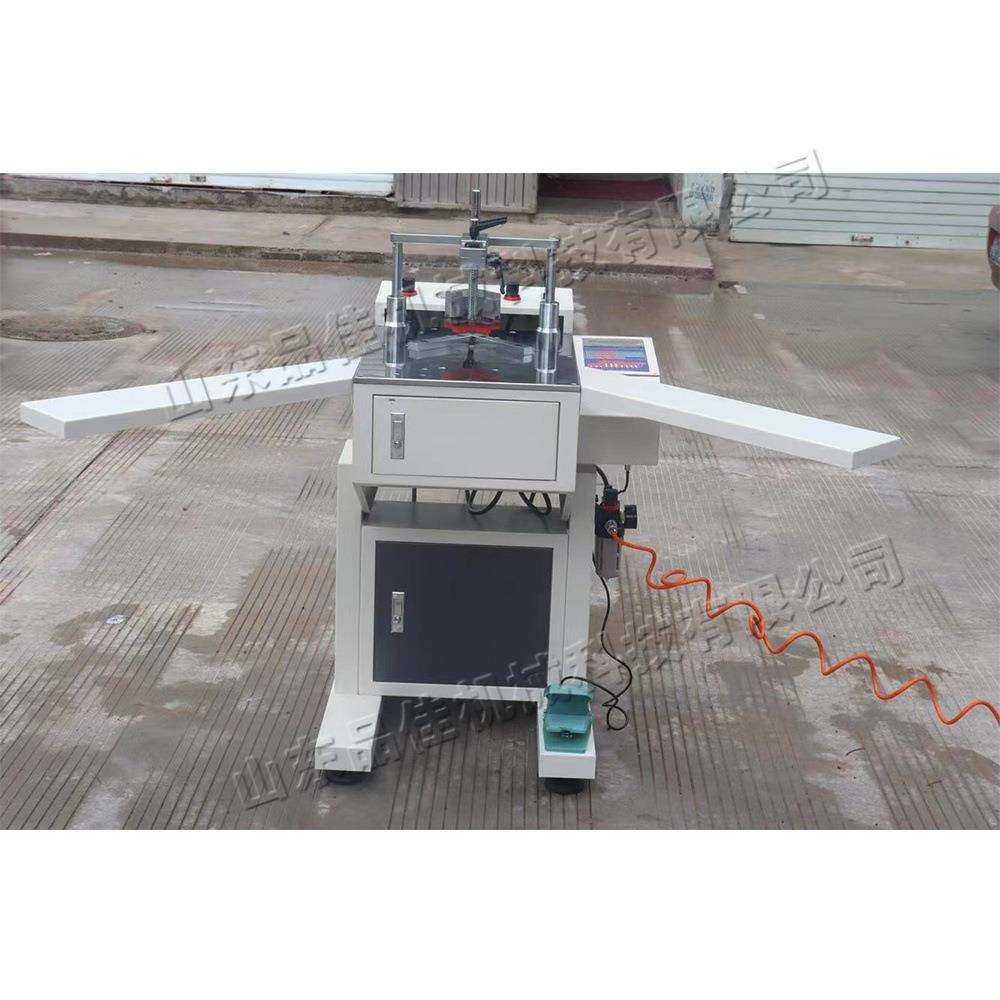 小型木线条直角倒角机台式数控打钉机智能相框装饰画框钉角机