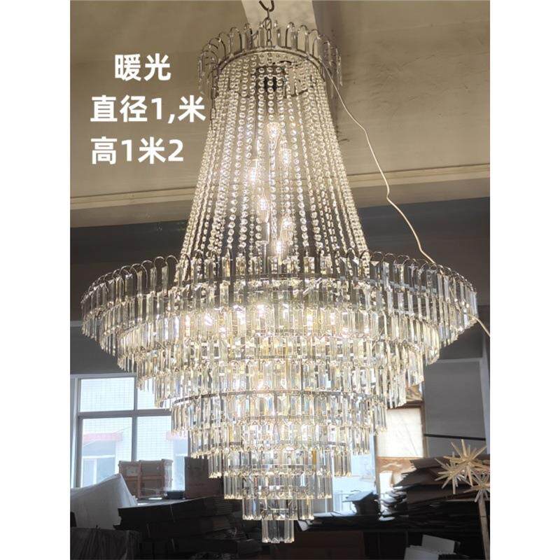 新款婚礼堂欧式铁艺电镀水晶灯婚庆用品水晶吊灯高尚大气装饰灯