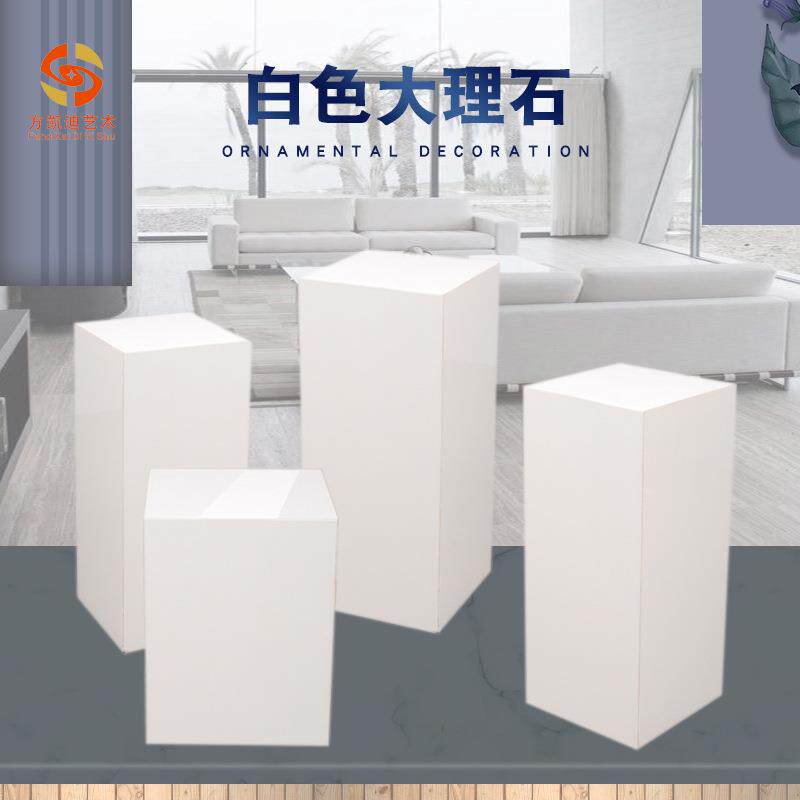 现货纯白大理石雕塑摆件客厅过道天然石材落地艺术装饰艺术品