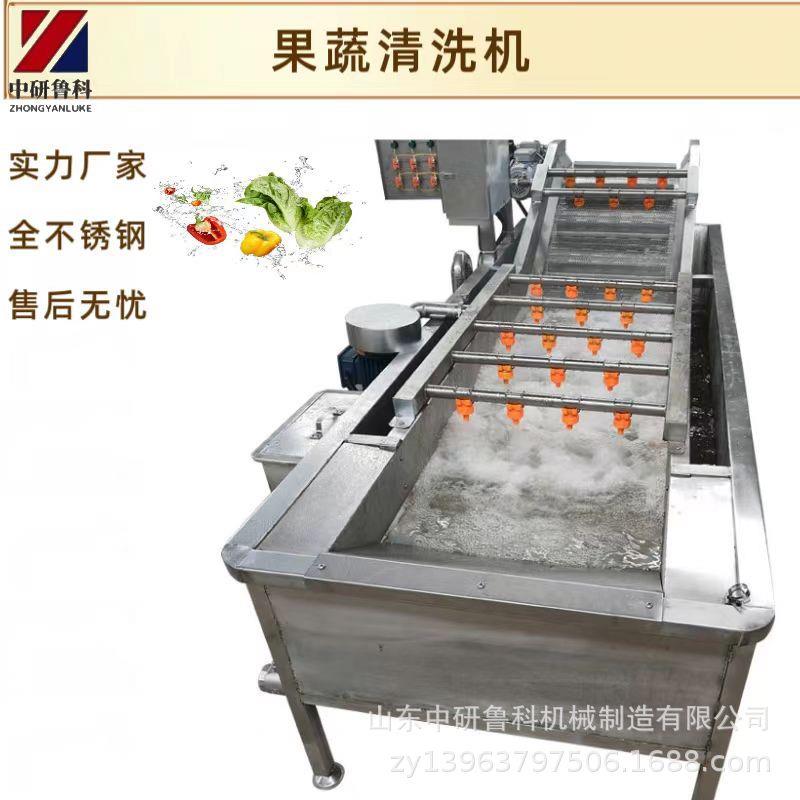 商用不锈钢胡萝卜清洗机全自动小龙虾毛刷清洗设备淋喷式清洗机