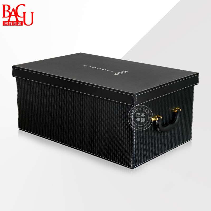 pu皮质收纳箱 车载置物箱 旅行汽车后备箱专业储物箱 直销