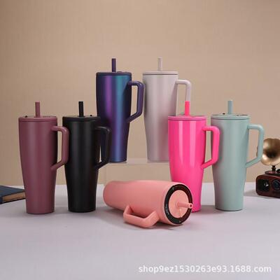 新品BRUMATE40oz手柄冰霸杯304不锈钢带吸管大容量户外汽车杯