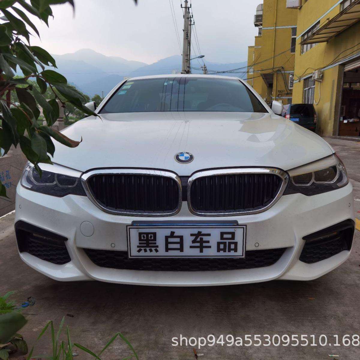 适用于18宝马5系晴雨挡不锈钢雨眉装饰改装遮雨档