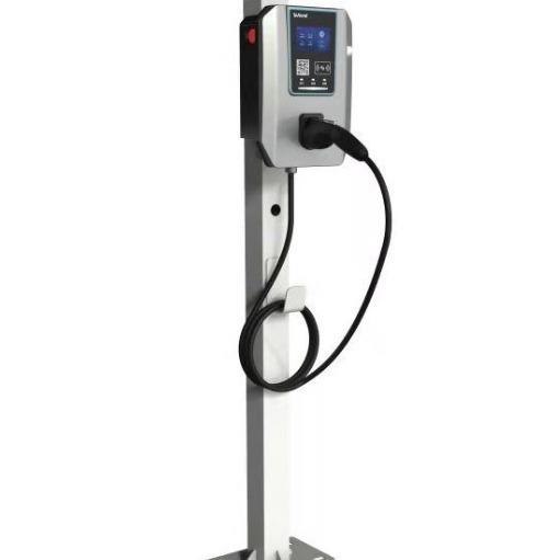安科瑞AEV-AC007D-LCD立柱式壁挂式交流7KW扫码刷卡交流充电桩