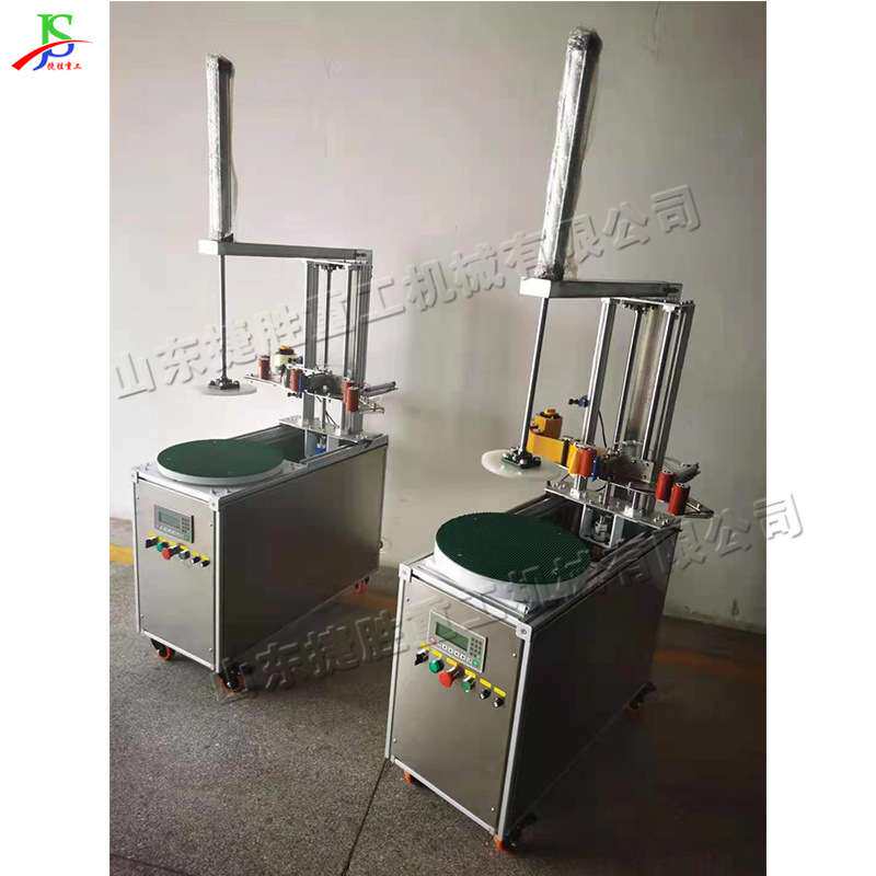 自动上断胶带缠绕机 台式货物缠绕包装机 Cargo parcel machine