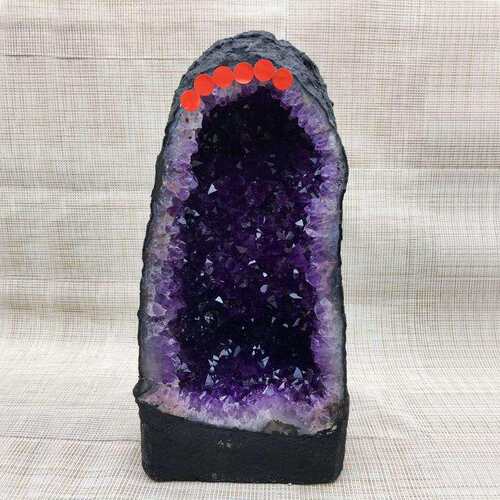 巴西水晶洞天然水晶紫晶洞摆件紫晶洞聚宝盆摆件家居