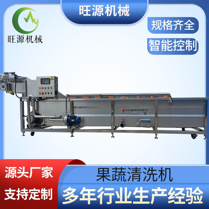 大型连续式海产品喷淋清洗机