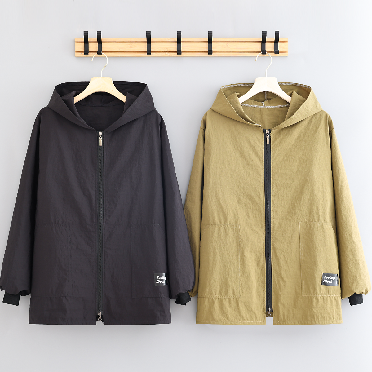 时尚连帽罩衣工作服防泼水
