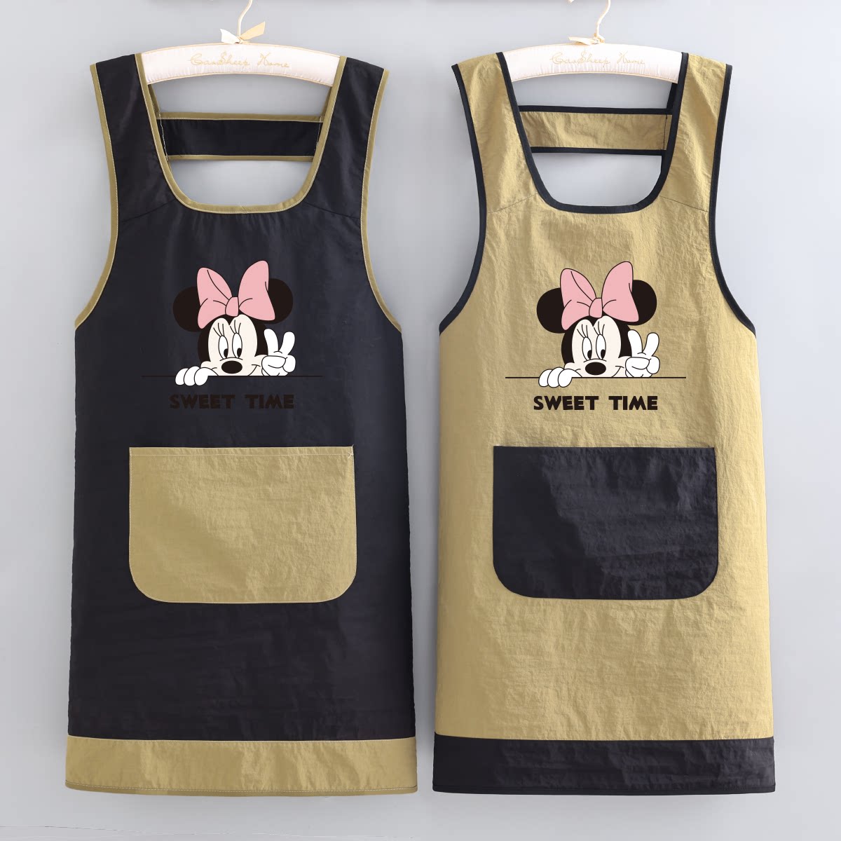 26年时尚防污防油工作服可定制卡通防泼水围裙耐脏耐磨干活罩衣