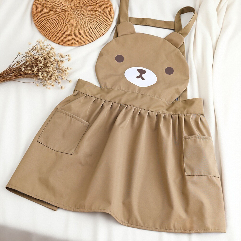 家用做饭卡通围裙防泼水透气