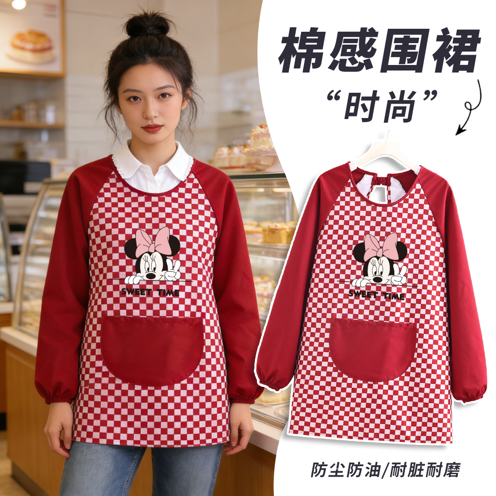 围腰卡通防泼水爆款耐穿围裙防油厨房做饭透气罩衣外穿干活工作服,家庭/个人清洁工具,围裙,淘宝优惠券,粉丝福利购,淘宝优惠卷