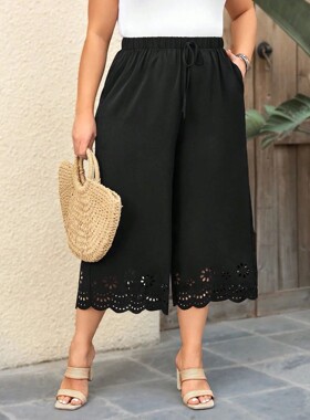 Solid color loose straight leg wide leg pants 纯色宽松阔腿裤