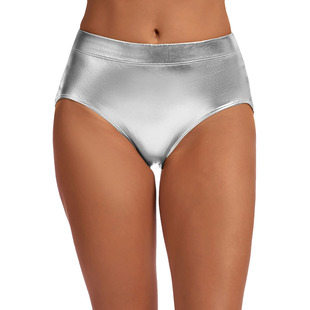 Solid natural waist swimming trunks for women 纯色自然腰泳裤