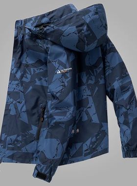 Camo jacket casual hooded jacket for men迷彩夹克休闲连帽外套