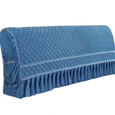 加厚床头套罩全包现代简约夹棉网红同款北欧风格可拆洗床头罩软包