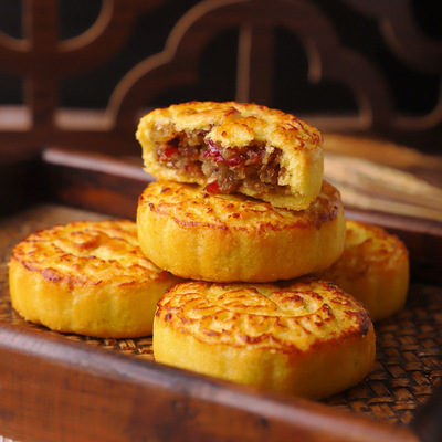 糖人专用主食代餐低脂低卡低负担无糖无添加剂0反式脂肪酸减肥解馋小零食山西油皮月饼中秋送礼正宗传统胡麻口味新鲜早餐饱腹食品