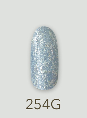 日本MD甲油胶254淡蓝雪花闪粉蓝色眼影盘系列美甲店专用