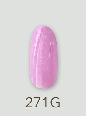 日本MD甲油胶271耀眼薰衣草闪粉紫色七彩水果软糖美甲店专用