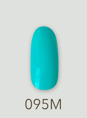 日本MD甲油胶095荧光青绿实色绿色蓝色马卡龙系列美甲店专用