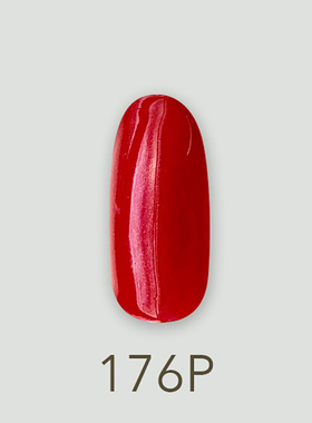 日本MD甲油胶176胭脂红珠光红色熟女晚会美甲店专用