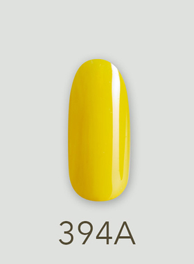 日本MD甲油胶394弹珠汽水彩绘黄色复古油画彩绘美甲店专用