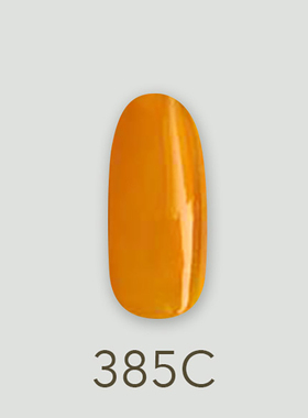 日本MD甲油胶385行星透明橙色北村亮沁透干花系列美甲店专用