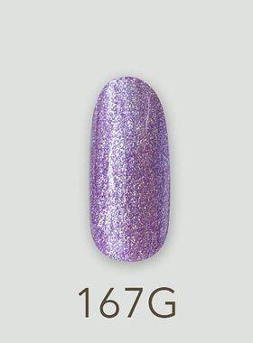 日本MD甲油胶167淡紫闪粉紫色花火盛宴系列美甲店专用