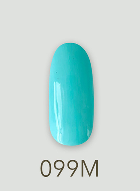日本MD甲油胶099翡翠实色青色绿色马卡龙系列美甲店专用