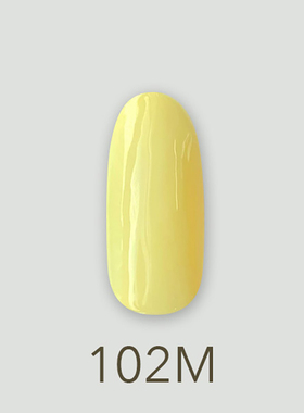 日本MD甲油胶102奶油黄实色淡黄色马卡龙系列美甲店专用