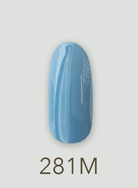 日本MD甲油胶281天蓝实色蓝色四季故事系列美甲店专用