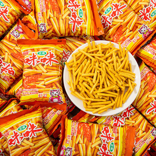 咪咪虾条怀旧膨化小零食
