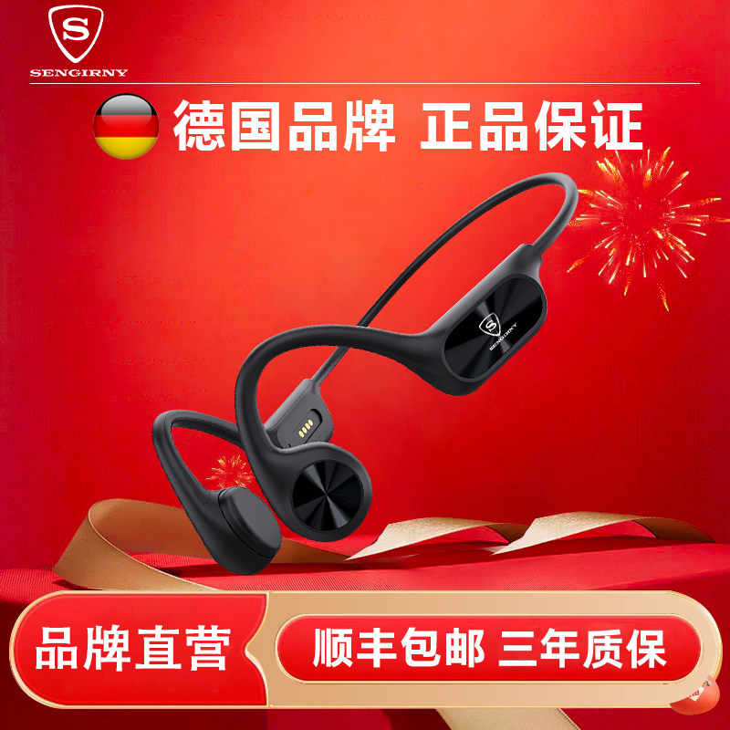 德国SENGIRNY骨传导耳机自带内存8级防水游泳耳机骨传导运动耳机