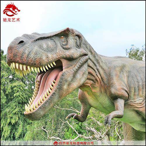 活体恐龙模型大型会动会叫机械恐龙动态雕塑仿真霸王龙展览定制