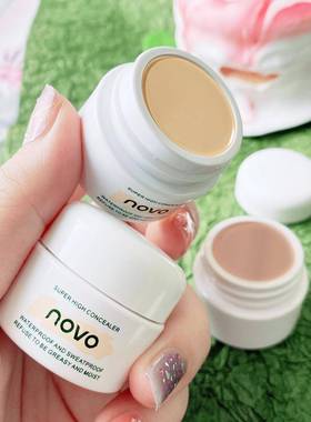 彩妆NOVO高清明净遮瑕膏 遮盖斑点脸部痘印痘痘黑眼圈粉底膏ou73