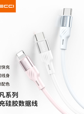 RECCI锐思企业礼品定制PD100W超级快充硅胶数据线 RS22C  RS22CC RS22CL政企单位会议商务活动