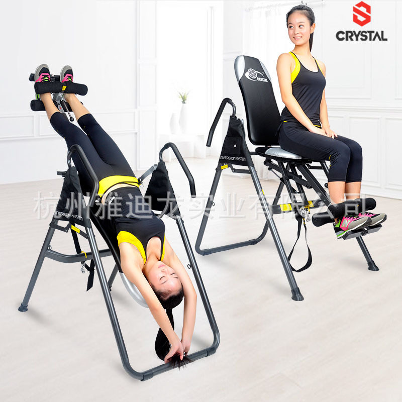 水晶CRYSTAL 多功能倒立机家用健身器材倒挂器增高腰椎劲椎牵引机