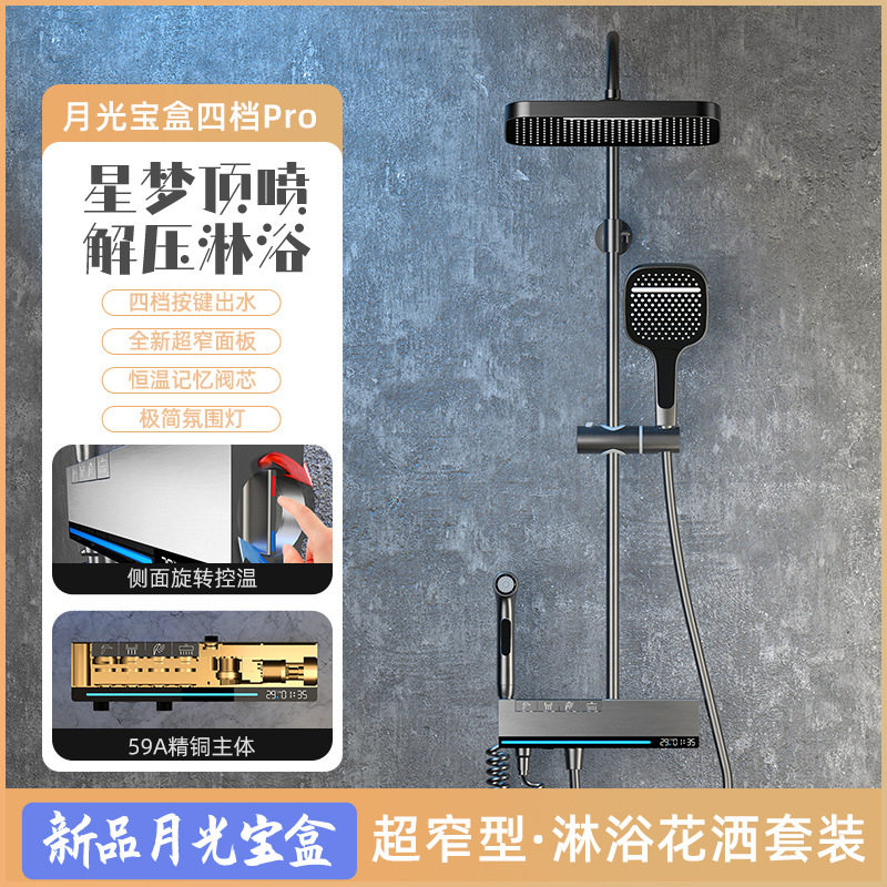 轻奢淋浴花洒套装家用卫