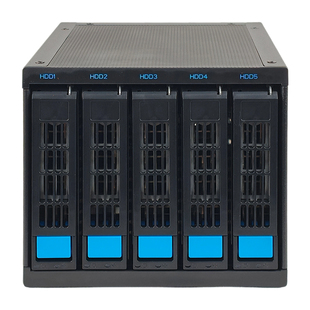 工控塔式机箱扩展3个光驱转5个热插拔硬盘位SATA背板存储笼子模组