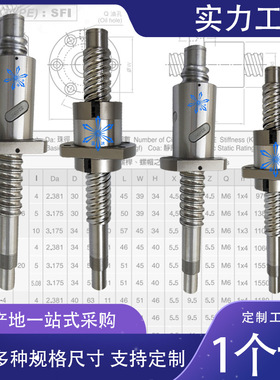滚珠丝杆SFI1604 1605 2004 2005 2505 2510 3205丝杆定做